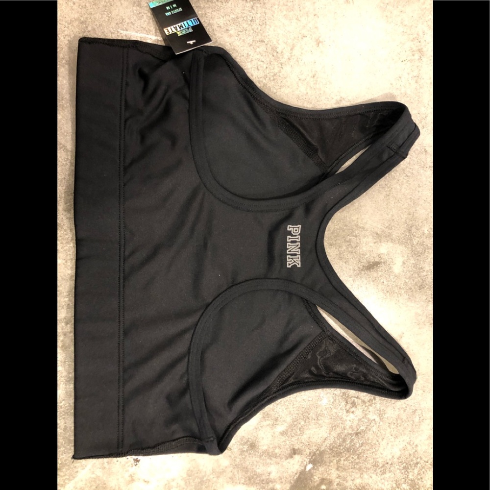 PINK Ultimate black sports bra!!!